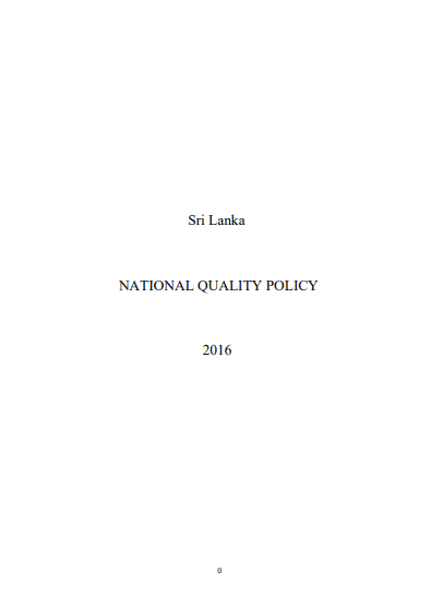 National Quality Policy